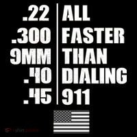 All Faster Than Dialing 911 Sustainable Knit Beanie