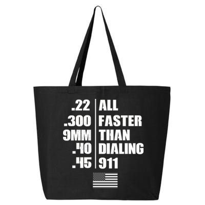 All Faster Than Dialing 911 25L Jumbo Tote