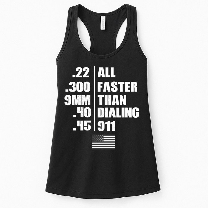 All Faster Than Dialing 911 Womens Tank Top