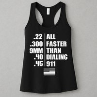 All Faster Than Dialing 911 Womens Tank Top