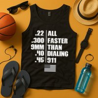All Faster Than Dialing 911 Tank Top