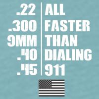 All Faster Than Dialing 911 Sueded Cloud Jersey T-Shirt