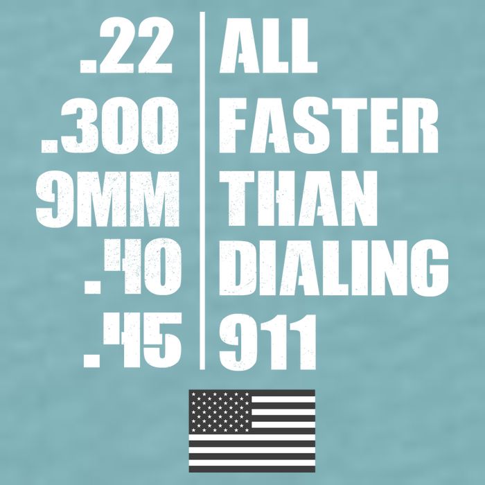 All Faster Than Dialing 911 Sueded Cloud Jersey T-Shirt