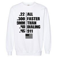 All Faster Than Dialing 911 Garment-Dyed Sweatshirt