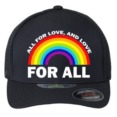All For Love And Love For All Flexfit Unipanel Trucker Cap