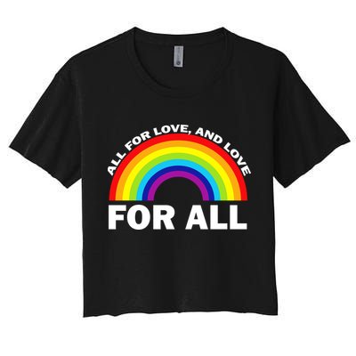 All For Love And Love For All Crop Top