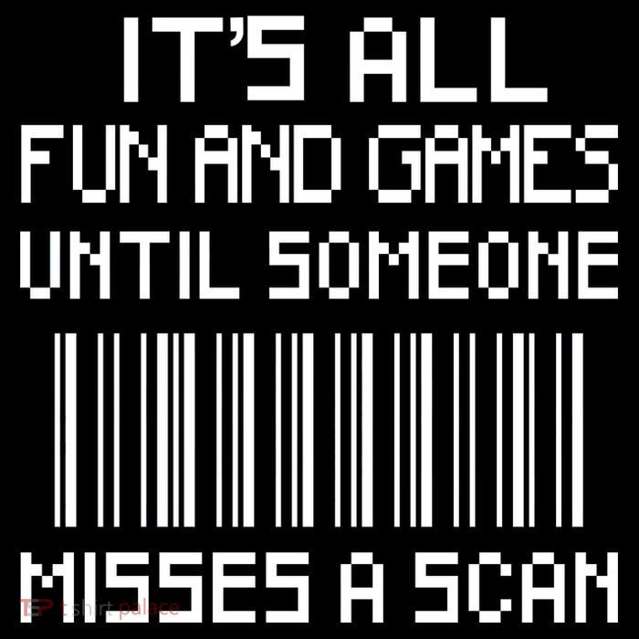 All Fun And Games Until Someone Misses A Scan Poster Worker Flatbill Hat