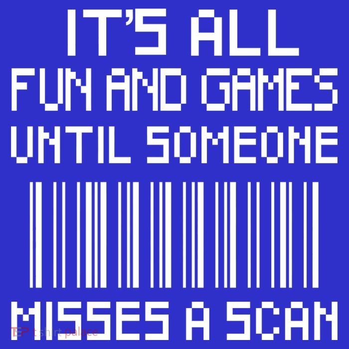 All Fun And Games Until Someone Misses A Scan Poster Worker Tank Top