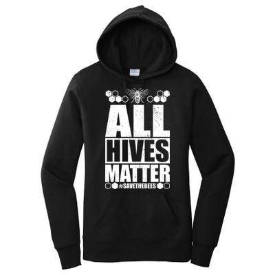 All Hives Matter Save The Bees Women's Pullover Hoodie