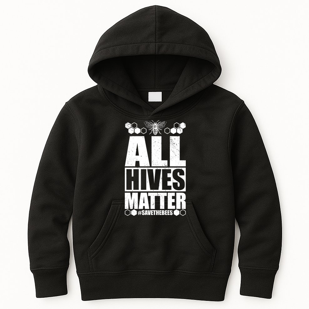 All Hives Matter Save The Bees Kids Hoodie