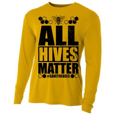 All Hives Matter Save The Bees Cooling Performance Long Sleeve Crew