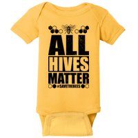 All Hives Matter Save The Bees Baby Bodysuit