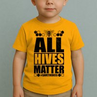 All Hives Matter Save The Bees Toddler T-Shirt