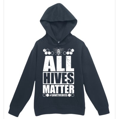 All Hives Matter Save The Bees Urban Pullover Hoodie