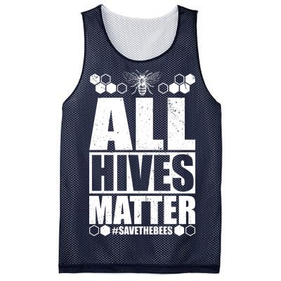 All Hives Matter Save The Bees Mesh Reversible Basketball Jersey Tank