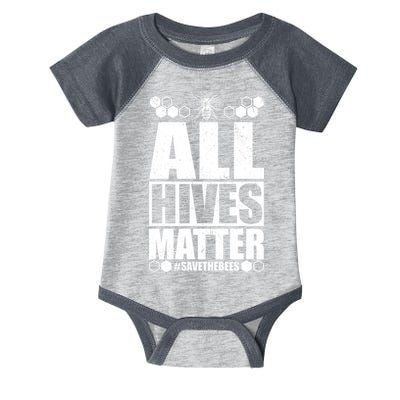 All Hives Matter Save The Bees Infant Baby Jersey Bodysuit