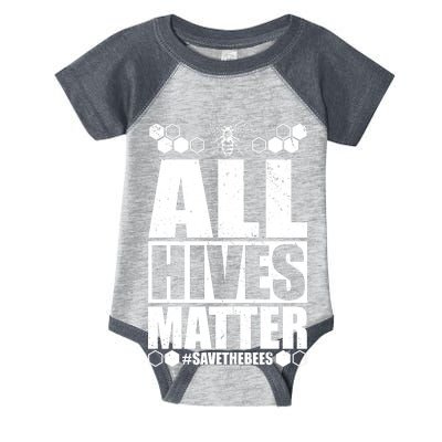 All Hives Matter Save The Bees Infant Baby Jersey Bodysuit