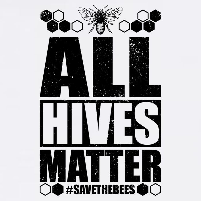 All Hives Matter Save The Bees Garment-Dyed Sweatshirt