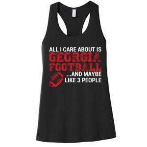 All I Care About Is Georgia Football Women's Racerback Tank