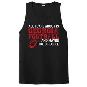 All I Care About Is Georgia Football PosiCharge Competitor Tank