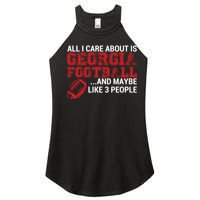 All I Care About Is Georgia Football Women's Perfect Tri Rocker Tank