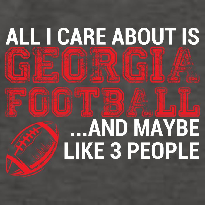 All I Care About Is Georgia Football Vector Backpack