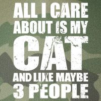 All I Care About Is My Cat And Like 3 People Legacy Tie Dye Trucker Hat