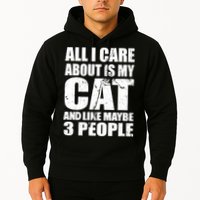 All I Care About Is My Cat And Like 3 People Hoodie