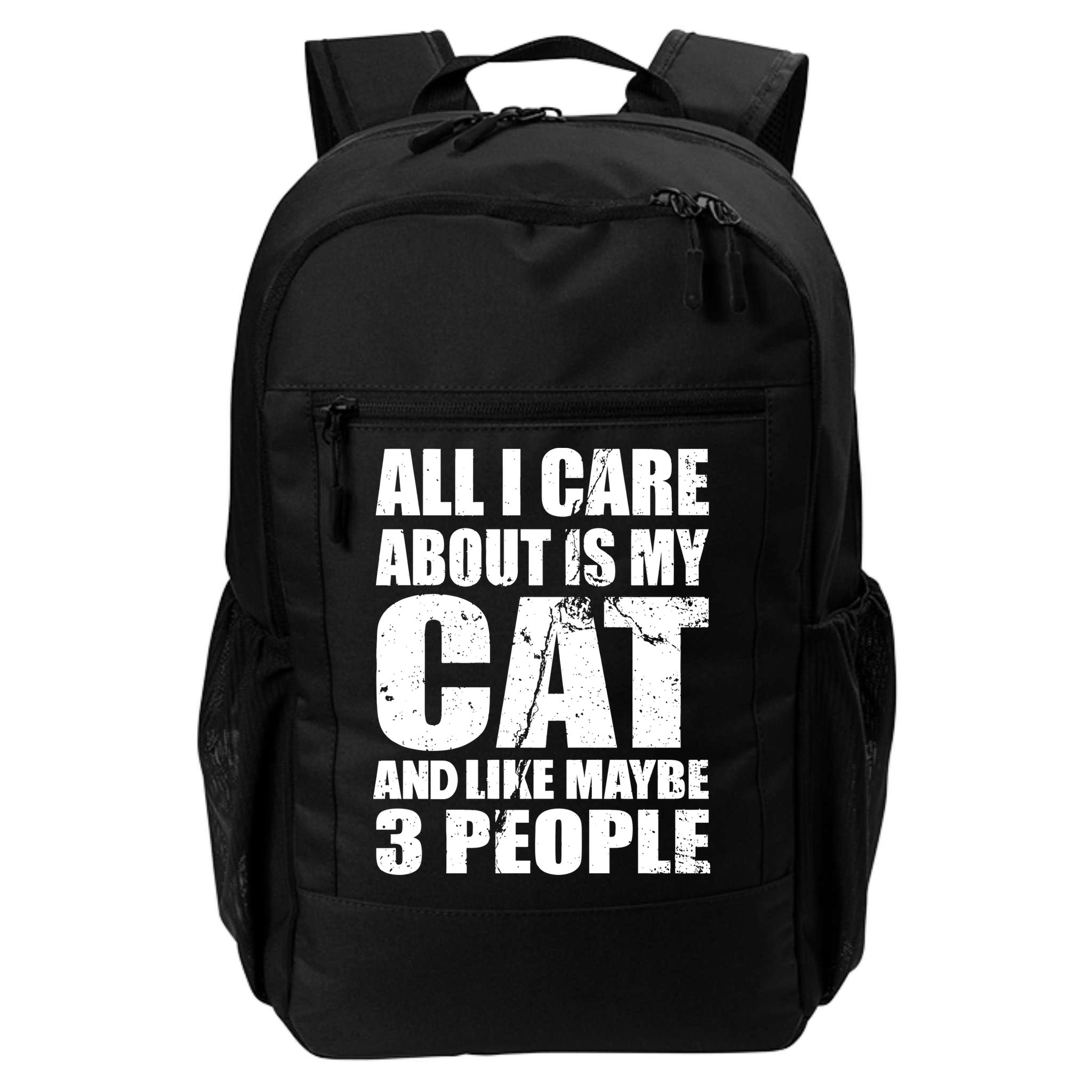 All I Care About Is My Cat And Like 3 People Backpack