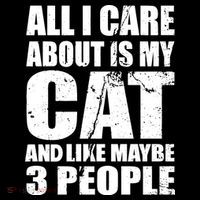 All I Care About Is My Cat And Like 3 People Flatbill Hat