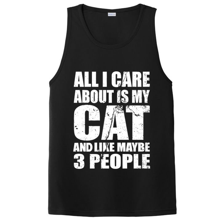 All I Care About Is My Cat And Like 3 People PosiCharge Competitor Tank