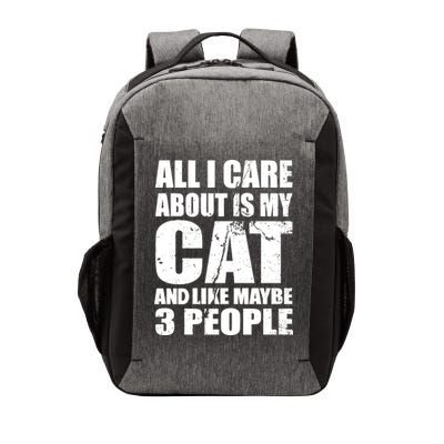 All I Care About Is My Cat And Like 3 People Vector Backpack