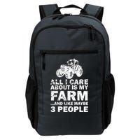 All I Care About is My Farm & Like 3 People Backpack