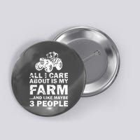 All I Care About is My Farm & Like 3 People Button