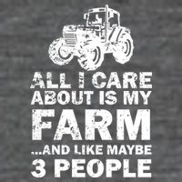 All I Care About is My Farm & Like 3 People Baby Bodysuit