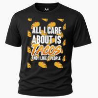 All I Care About Is Tacos Cooling Performance Crew T-Shirt