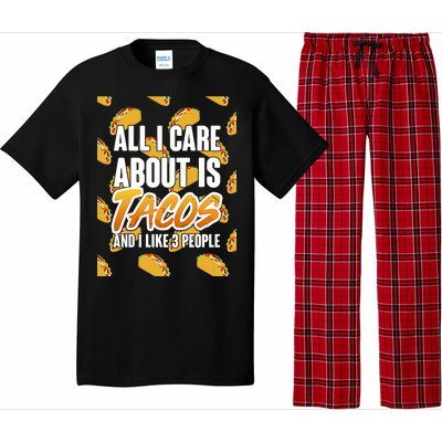 All I Care About Is Tacos Pajama Set