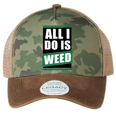 All I Do Is Weed Legacy Tie Dye Trucker Hat