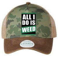 All I Do Is Weed Legacy Tie Dye Trucker Hat