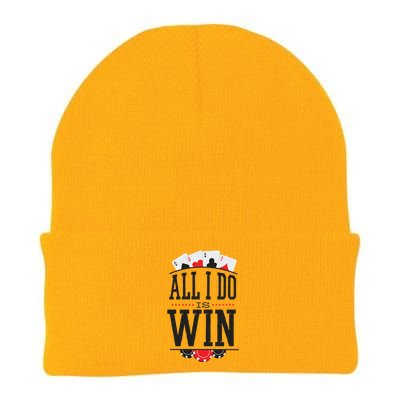 All I Do Is Win Poker Knit Cap Winter Beanie