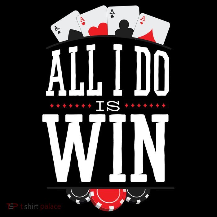 All I Do Is Win Poker Youth Performance Sprint T-Shirt
