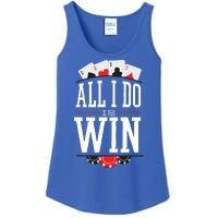 All I Do Is Win Poker Ladies Essential Tank