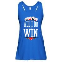 All I Do Is Win Poker Ladies Essential Flowy Tank