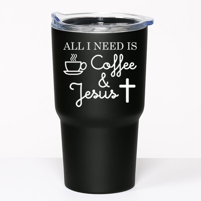 All I Need is Coffee and Jesus Tumbler