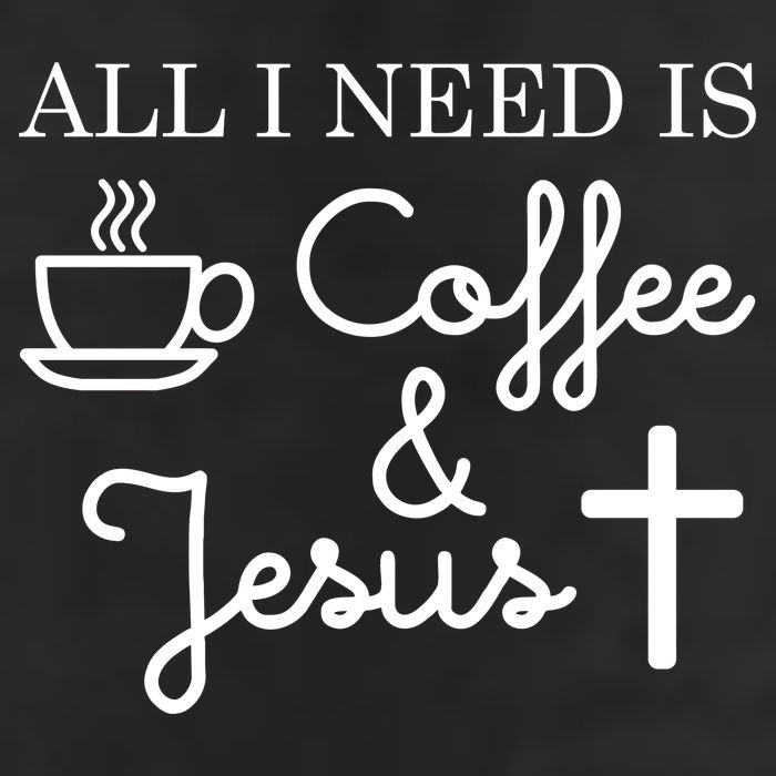 All I Need is Coffee and Jesus Golf Towel