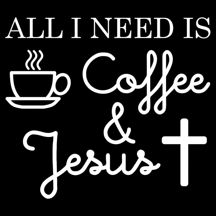 All I Need is Coffee and Jesus Zip Tote Bag