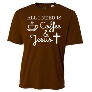 All I Need is Coffee and Jesus Cooling Performance Crew T-Shirt