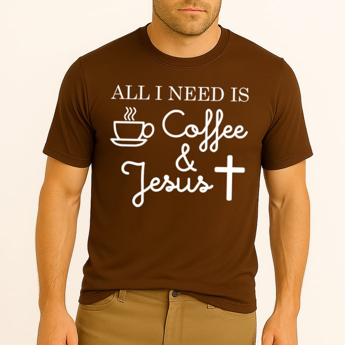 All I Need is Coffee and Jesus Cooling Performance Crew T-Shirt