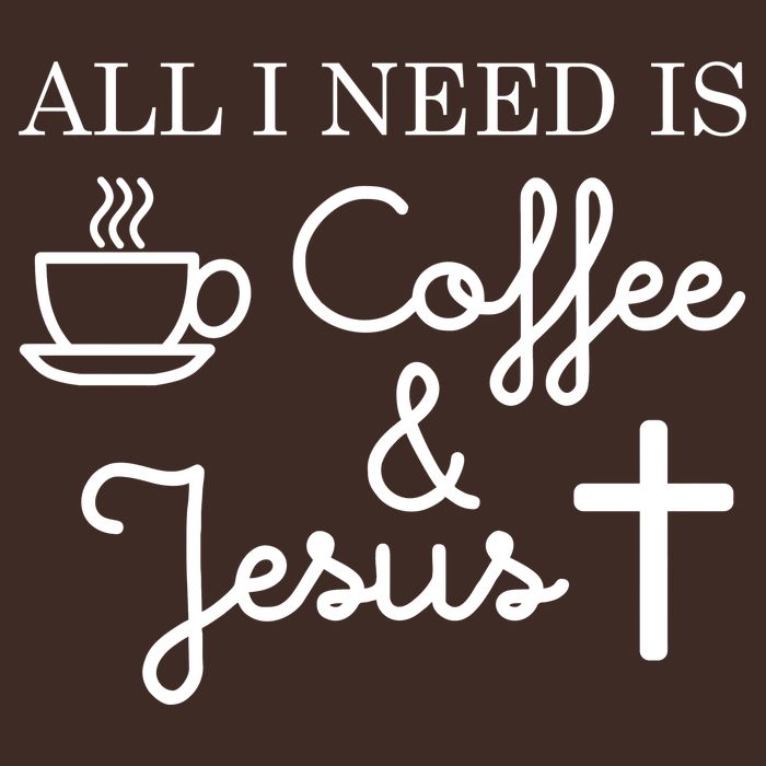 All I Need is Coffee and Jesus Cooling Performance Crew T-Shirt