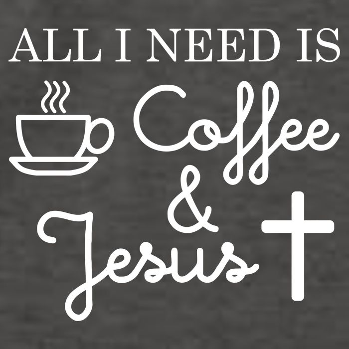 All I Need is Coffee and Jesus Vector Backpack